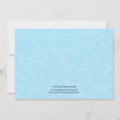 Einladungen für die Woodland Forest Baby-Dusche (Rückseite)