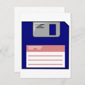 Einladungen für Disketten (Vorne/Hinten)