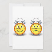 Einladungen für duale Alarmuhren (Vorderseite)