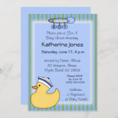 Einladungen für Duckie-Kautschuk (Vorne/Hinten)