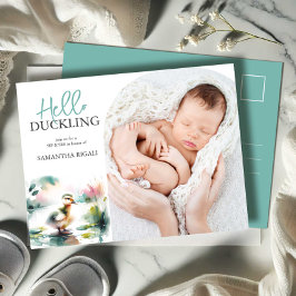 Einladungen für Duckling und Baby Shower Boy