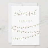 Einladungen für ein Abendessen in der Probe (Vorderseite)