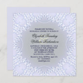 Einladungen für ein elegantes Abendessen in blauer (Vorne/Hinten)