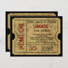 Einladungen für ein Vintages Gold-Ticket
