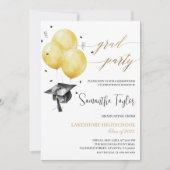 Einladungen für eine einfache Graduierungspartei (Vorderseite)