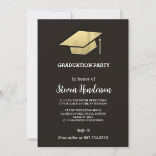 Einladungen für eine einfache Graduierungspartei