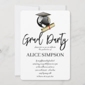 Einladungen für eine einfache Graduierungspartei (Vorderseite)