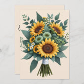 Einladungen für eine Eukalyptus-Fallgruppe (Vorne/Hinten)