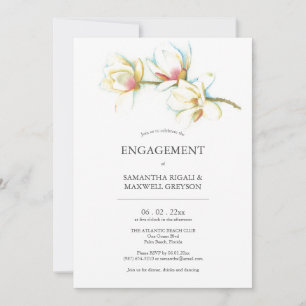 Einladungen für eine florale Engagement