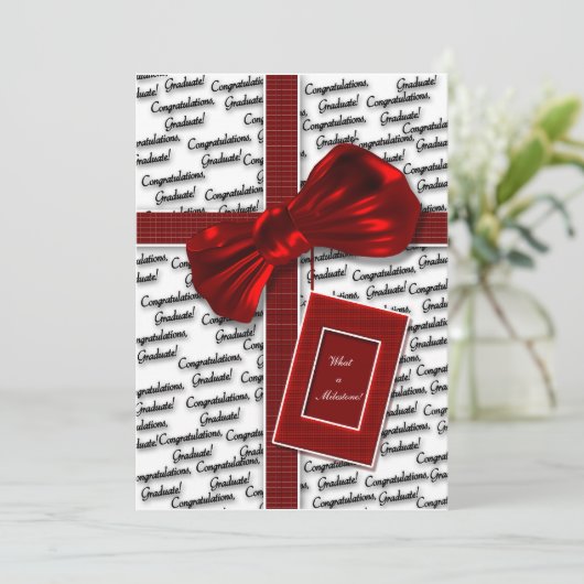 Einladungen für eine Graduierung - Party für weibl (Stehend Vorderseite)