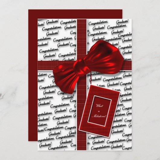 Einladungen für eine Graduierung - Party für weibl (Vorne/Hinten)