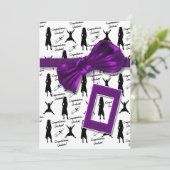 Einladungen für eine Graduierung - Party für weibl (Stehend Vorderseite)