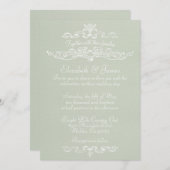 Einladungen für einfache Hochzeitsfeiern (Vorne/Hinten)