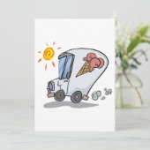 Einladungen für Eiskrem (Stehend Vorderseite)