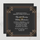 Einladungen für elegante Proben (Vorne/Hinten)