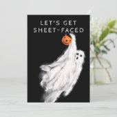 Einladungen für erwachsenes Halloween-Party (Stehend Vorderseite)