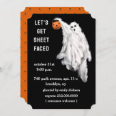 Einladungen für erwachsenes Halloween-Party (Vorne/Hinten)