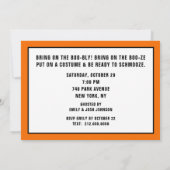 Einladungen für erwachsenes Halloween-Party (Rückseite)