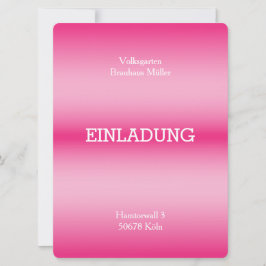 Einladungen für extravaganten, blass roten Nebel