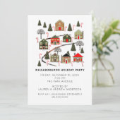 Einladungen für Feiertagen (Stehend Vorderseite)