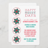 Einladungen für Feiertagen (Vorne/Hinten)