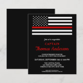 Einladungen für Feuerwehrleute (Vorne/Hinten)