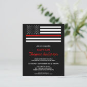 Einladungen für Feuerwehrleute (Stehend Vorderseite)