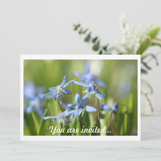 Einladungen für Frühlingsstillate (Stehend Vorderseite)