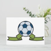 Einladungen für Fußball und Multifunktionsleisten (Stehend Vorderseite)