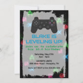 Einladungen für Gamer, Gaming-Einladungen, PS-Einl (Vorderseite)