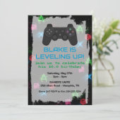 Einladungen für Gamer, Gaming-Einladungen, PS-Einl (Stehend Vorderseite)