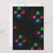 Einladungen für Gamer, Gaming-Einladungen, PS-Einl (Rückseite)