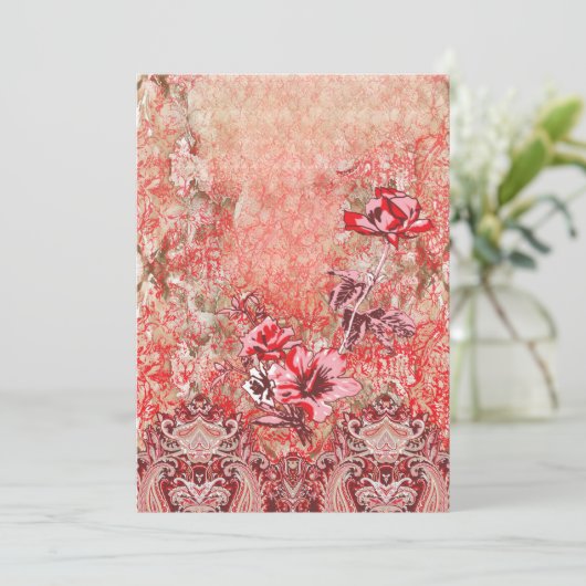 Einladungen für Geburtstag, Hochzeit und Abschluss (Stehend Vorderseite)