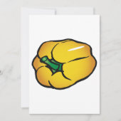 Einladungen für Gelbe Paprika (Vorderseite)