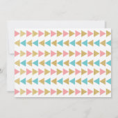 Einladungen für geometrische Dreiecke (Rückseite)