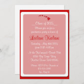 Einladungen für Graduierung der roten Hawaii-Insel (Vorne/Hinten)