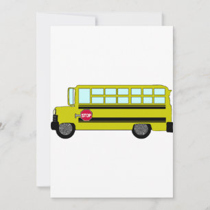 Einladungen für grünen Bus
