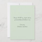 Einladungen für Gummihandschuhe (Rückseite)