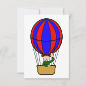 Einladungen für Heißluftballon (Vorderseite)