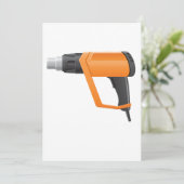 Einladungen für Heißluftgebläse (Stehend Vorderseite)