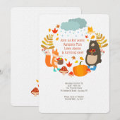 Einladungen für Herbst (Vorne/Hinten)