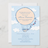 Einladungen für High-Boy-Baby-Dusche (Vorderseite)