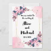 Einladungen für Hochzeiten (Rückseite)