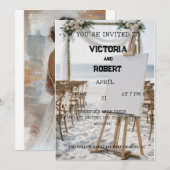 Einladungen für Hochzeiten (Vorne/Hinten)