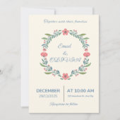 Einladungen für Hochzeiten (Vorderseite)