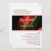 Einladungen für Hochzeiten (Vorne/Hinten)