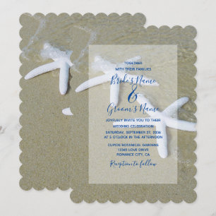 Einladungen für Hochzeiten am Starfish Beach