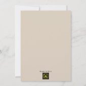 Einladungen für Hochzeiten am Strand (Rückseite)