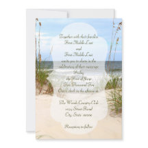 Einladungen für Hochzeiten am Strand