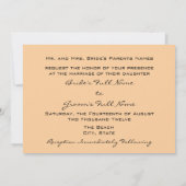 Einladungen für Hochzeiten am Strand (Rückseite)